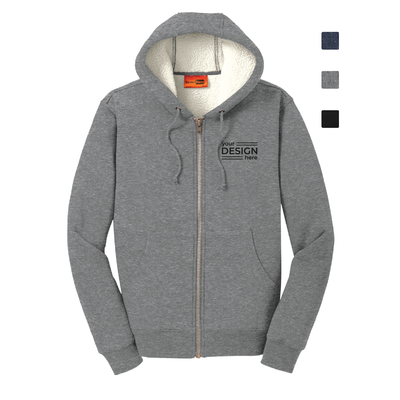 CornerStone Heavyweight Sherpa-Lined Hooded Fleece Jacket