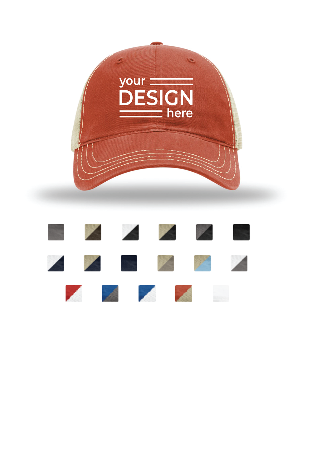 Richardson Garment Washed Trucker Cap