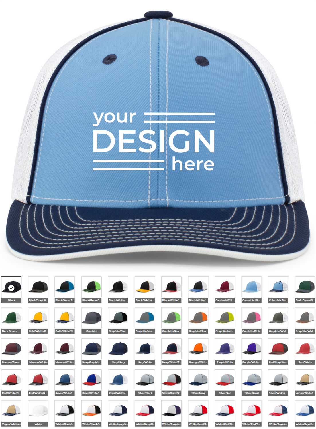 Pacific Headwear Trucker FlexFit Cap