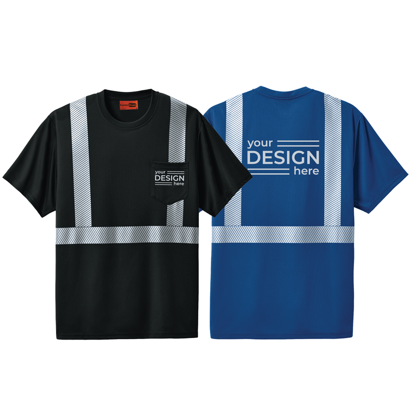 CornerStone Enhanced Visibility Segmented Tape Tee
