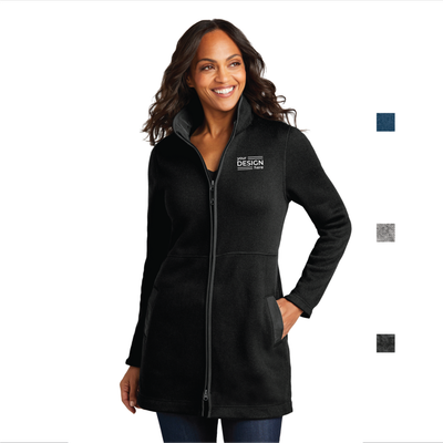 Port Authority Ladies Arc Sweater Fleece Long Jacket