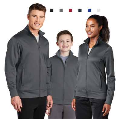 Sport-Tek Sport-Wick Fleece Full-Zip Jacket - Men's, Ladies &amp; Youth