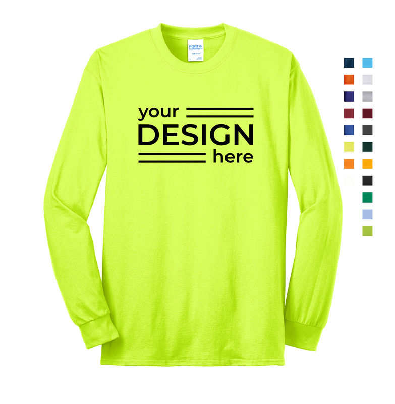Port &amp; Company Long Sleeve Core Blend Tee - Regular &amp; Tall