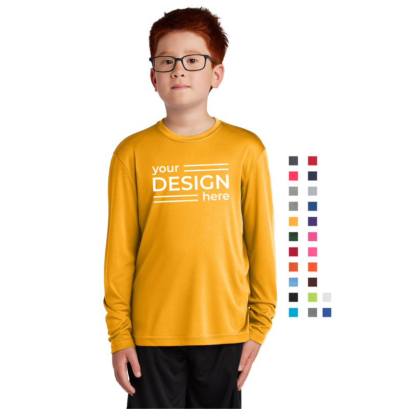 Sport-Tek Youth Long Sleeve PosiCharge Competitor Tee