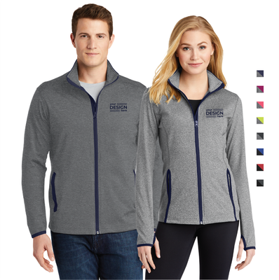 Sport-Tek Sport-Wick Stretch Contrast Full-Zip Jacket - Men's &amp; Ladies
