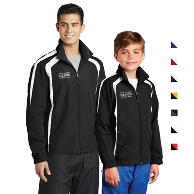 Sport-Tek Colorblock Raglan Jacket - Adult &amp; Youth