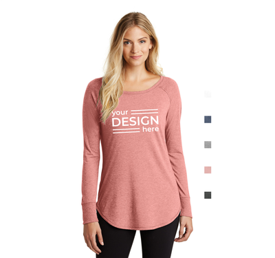 District Women’s Perfect Tri Long Sleeve Tunic Tee