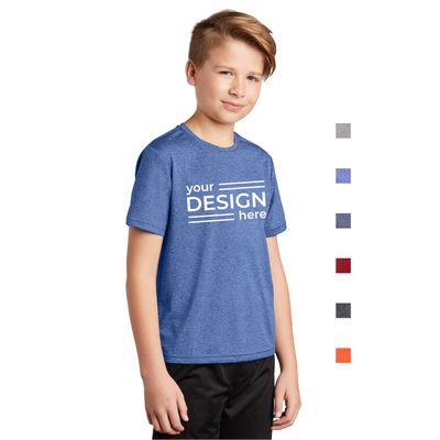 Sport-Tek Heather Contender Tee - Youth