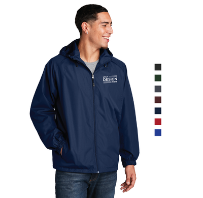 Sport-Tek Hooded Raglan Jacket - Adult &amp; Youth