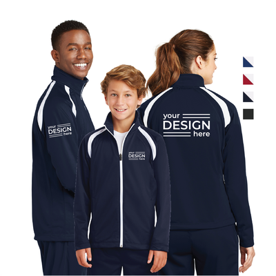 Sport-Tek Tricot Track Jacket - Men's, Ladies &amp; Youth