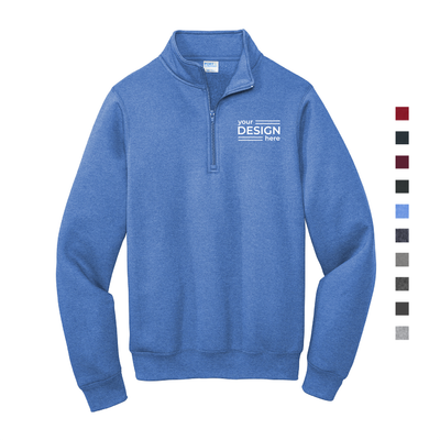 Port &amp; Company Core Fleece 1/4-Zip Pullover Sweatshirt