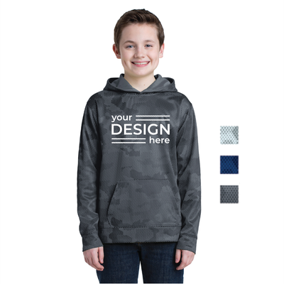 Sport-Tek Sport-Wick CamoHex Hoodie - Youth