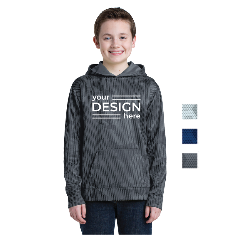 Sport-Tek Sport-Wick CamoHex Hoodie - Youth