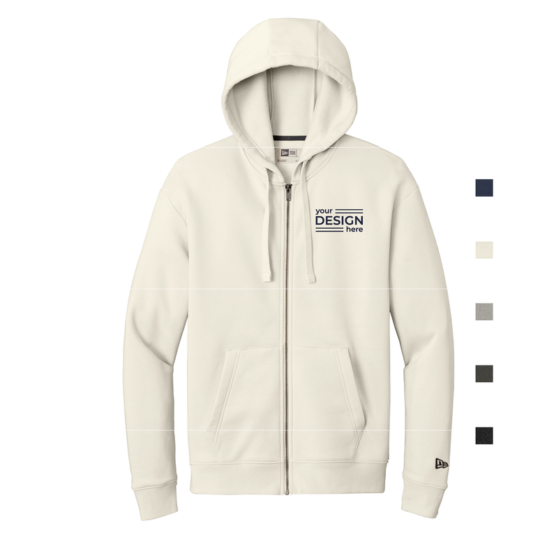 New Era Heritage Fleece Full-Zip Hoodie