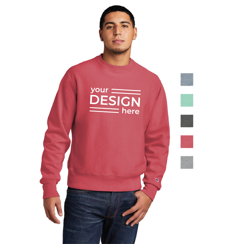Champion Reverse Weave Garment-Dyed Crewneck Sweatshirt