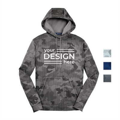 Sport-Tek Sport-Wick CamoHex Hoodie - Adult