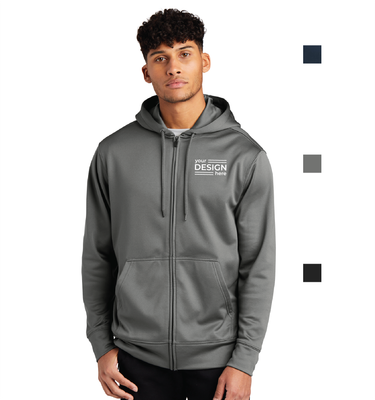 Sport-Tek Sport-Wick Fleece Full-Zip Hooded Jacket