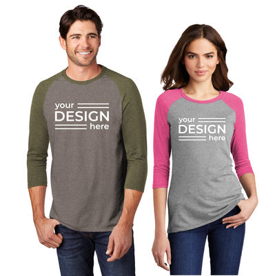 District Perfect Tri 3/4-Sleeve Raglan