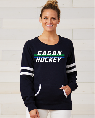 Eagan Hockey Ladies Varsity Fleece Crew Neck Pullover