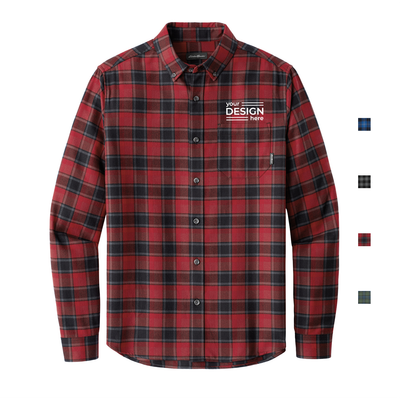 Eddie Bauer Long Sleeve Favorite Flannel Plaid Shirt