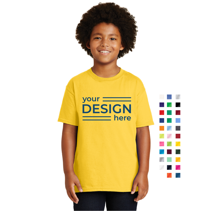 Gildan Ultra Cotton 100% Cotton Short Sleeve Youth T-Shirt