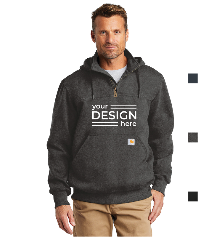 Carhartt Rain Defender Paxton Heavyweight Hooded Zip Mock Sweatshirt