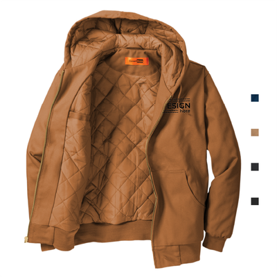 CornerStone Duck Cloth Hooded Work Jacket - Regular &amp; Tall