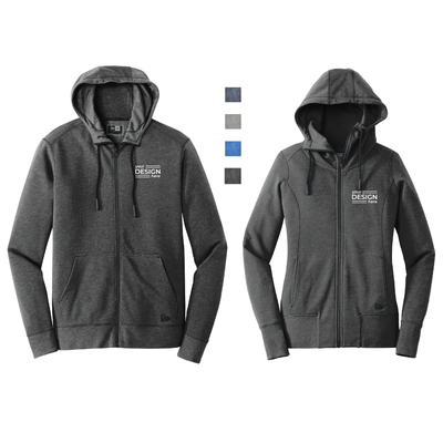 New Era Tri-Blend Full-Zip Hoodie - Men's &amp; Ladies