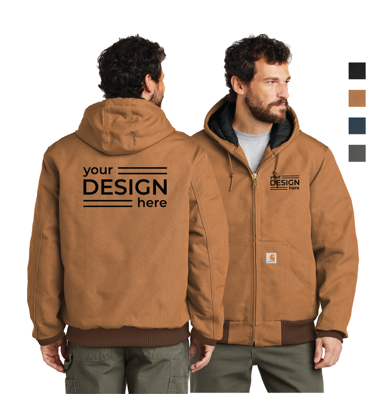 Carhartt Quilted-Flannel-Lined Duck Active Jacket - Regular &amp; Tall