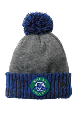 Eagan Hockey New Era Colorblock Cuffed Beanie
