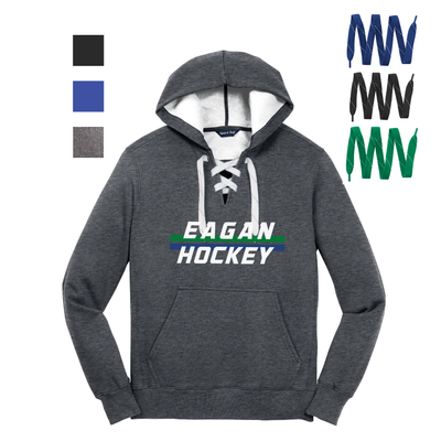 Eagan Hockey Lace Up Hoodie
