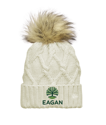 City of Eagan New Ere Faux Fur Pom Beanie
