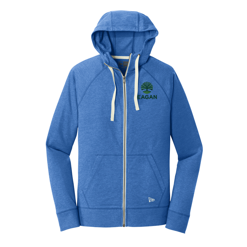 City of Eagan New Era Sueded Cotton Blend Full-Zip Hoodie