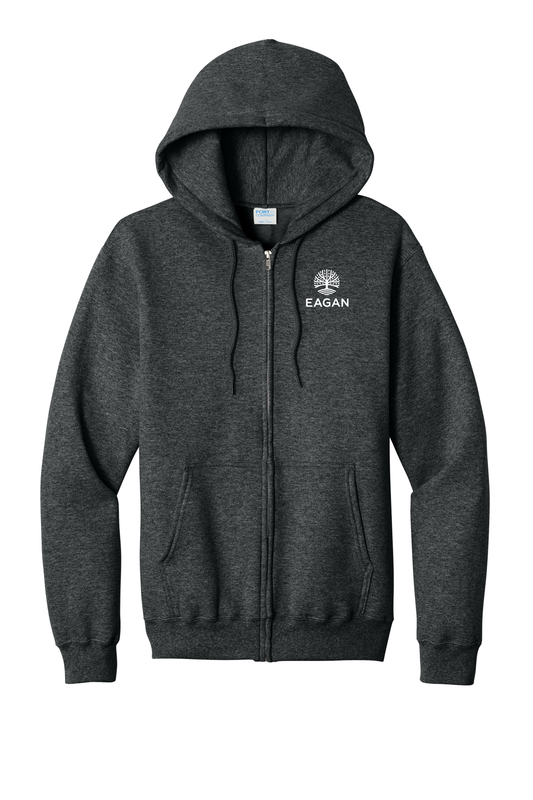 City of Eagan Port &amp; Co Core Full-Zip Hoodie