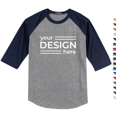 Sport-Tek Colorblock Raglan Jersey - Adult &amp; Youth