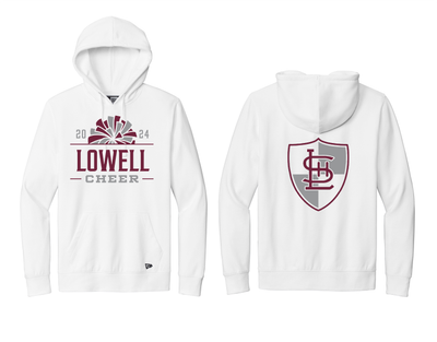 Lowell Cheerleading New Era Comeback Fleece Pullover Hoodie
