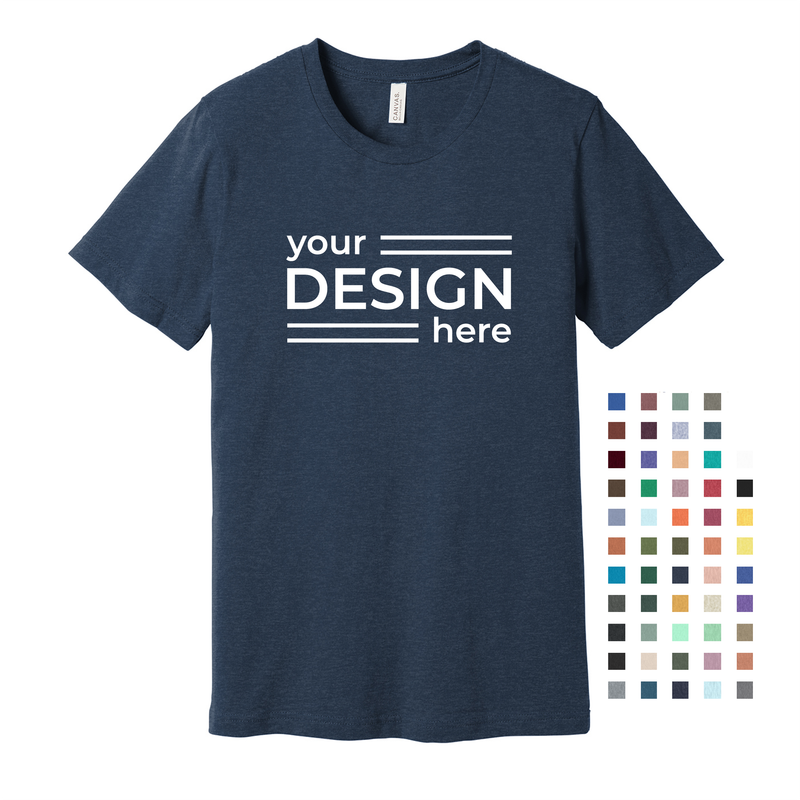 Bella Canvas Heather Blend Unisex Short Sleeve Shirt