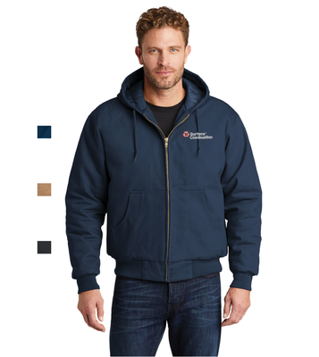 Surface Combustion CornerStone Duck Cloth Hooded Work Jacket - Regular &amp; Tall