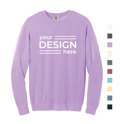 Comfort Colors Garment-Dyed Lightweight Crewneck Sweatshirt