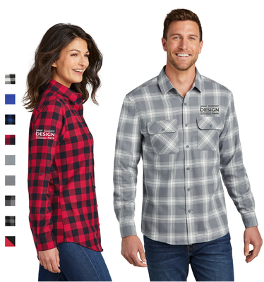 Port Authority Plaid Flannel Shirt - Men's &amp; Ladies