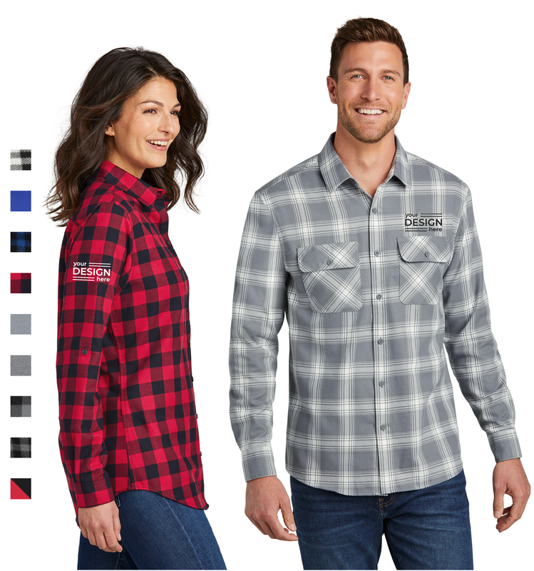 Port Authority Plaid Flannel Shirt - Men's &amp; Ladies