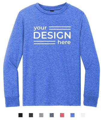 District Triblend Youth Long Sleeve Shirt