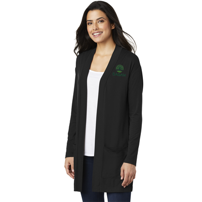City of Eagan Port Authority Ladies Concept Long Pocket Cardigan
