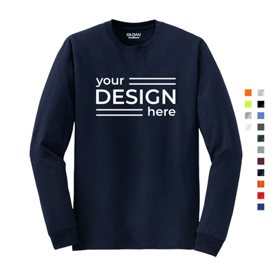 Gildan DryBlend 50 Cotton/50 Poly Long Sleeve Unisex Adult T-Shirt