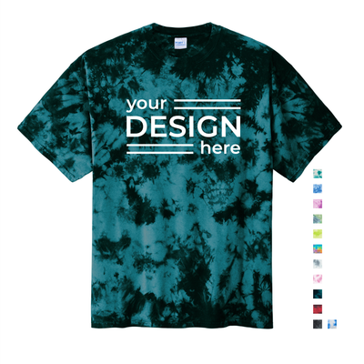 Port &amp; Company Crystal Tie-Dye Tee