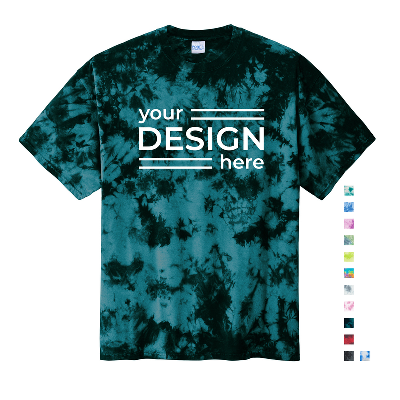 Port &amp; Company Crystal Tie-Dye Tee