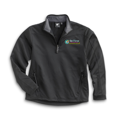 On Time Service Pros White Bear 1/4-Zip Performance Pullover