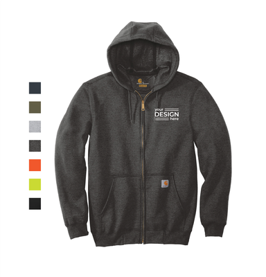 Carhartt Midweight Hooded Zip-Front Sweatshirt