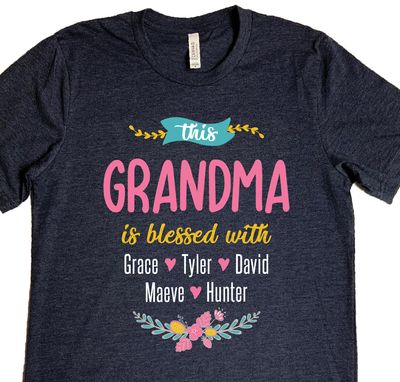 This Grandma is Blessed With Grandkids Shirt