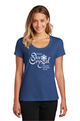 Eagan Ice Crystals Women’s Flex Scoop Neck Tee